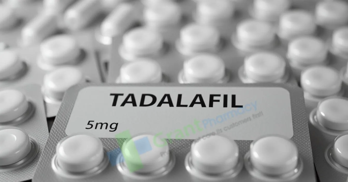 Buy Tadalafil 5mg with Grantpharmacy Coupon Code